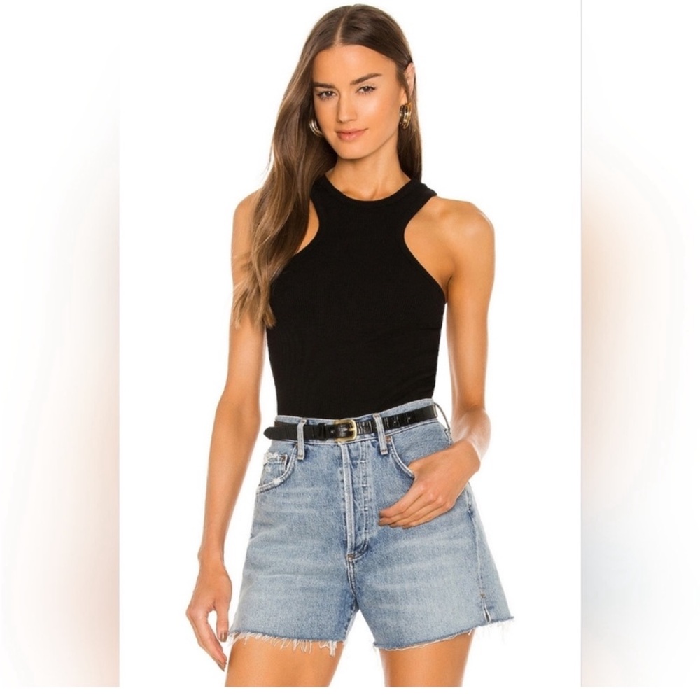 AGOLDE Black Bea Tank Top Sz Small